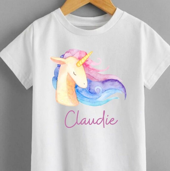 Unicorn t shirt for girls discount