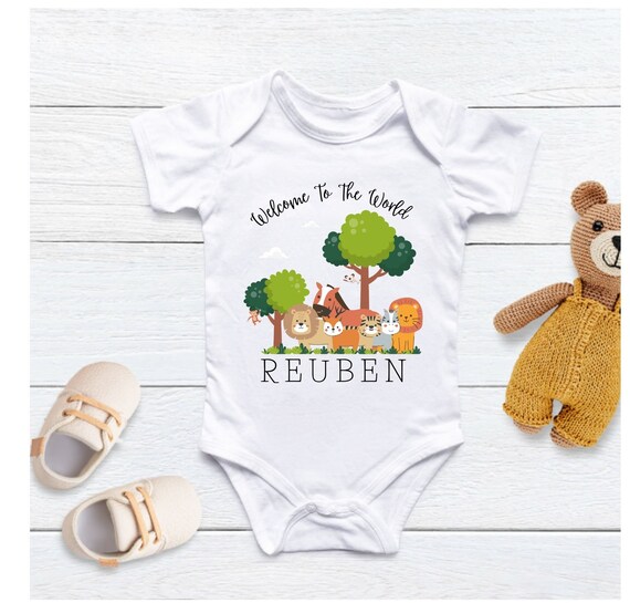 Welcome to the world baby grow sales