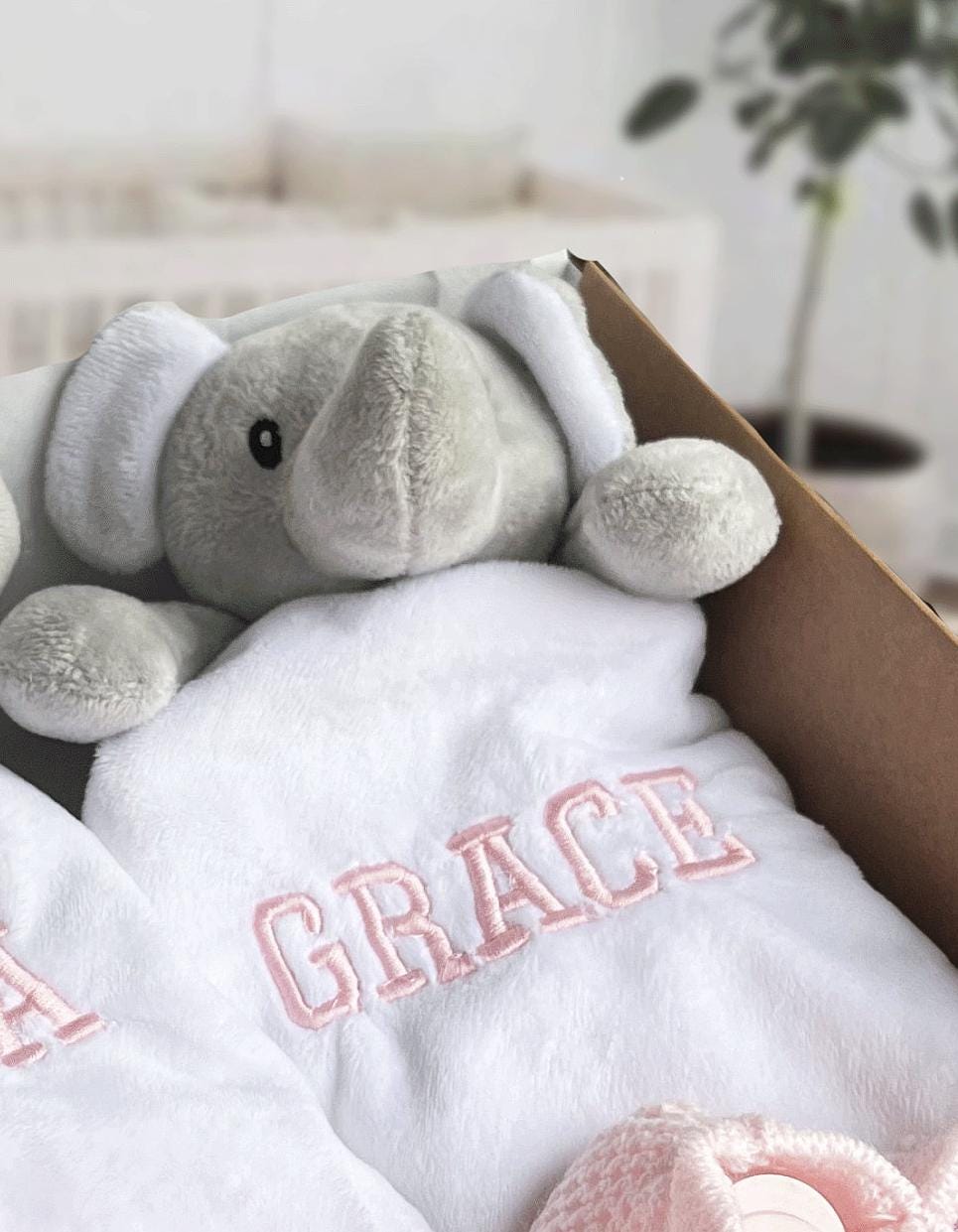 Hoolaroo Set regalo per bambini, cestino per ragazze, rosa, grande