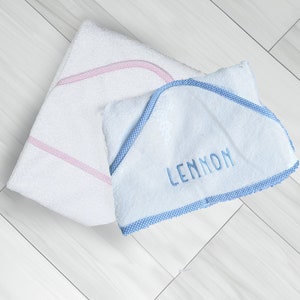 Toalla de baño personalizada para bebé, toallas de baño para bebé con monograma, regalo para bebé, regalo personalizado para bebé, toalla de baño para recién nacido, hora del baño del bebé