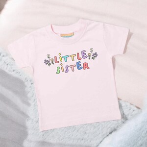 T-shirt kleine zus grote broer grote zus kleine broer – nieuwe babyaankondiging – custom broer of zus onthullen kinder-T-shirt