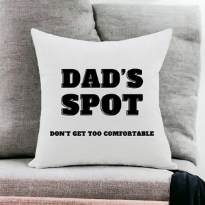 Cojín de punto de papá, Regalo para él, Regalo para papá, Cojines del padre, Regalo del Día del Padre, Regalo de cojín de papá personalizado, Cojín personalizado
