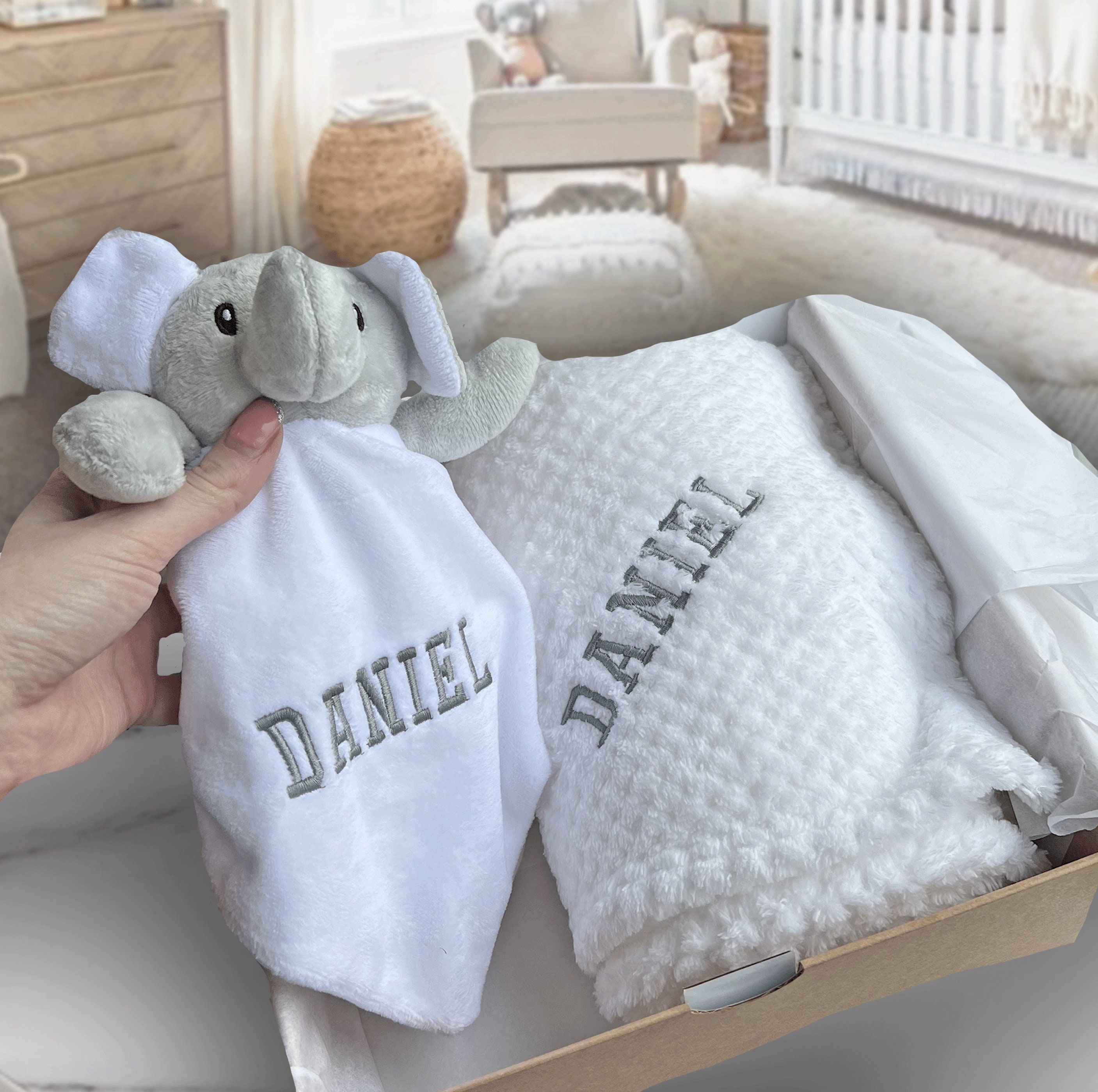 Personalised baby blanket and comforter sale