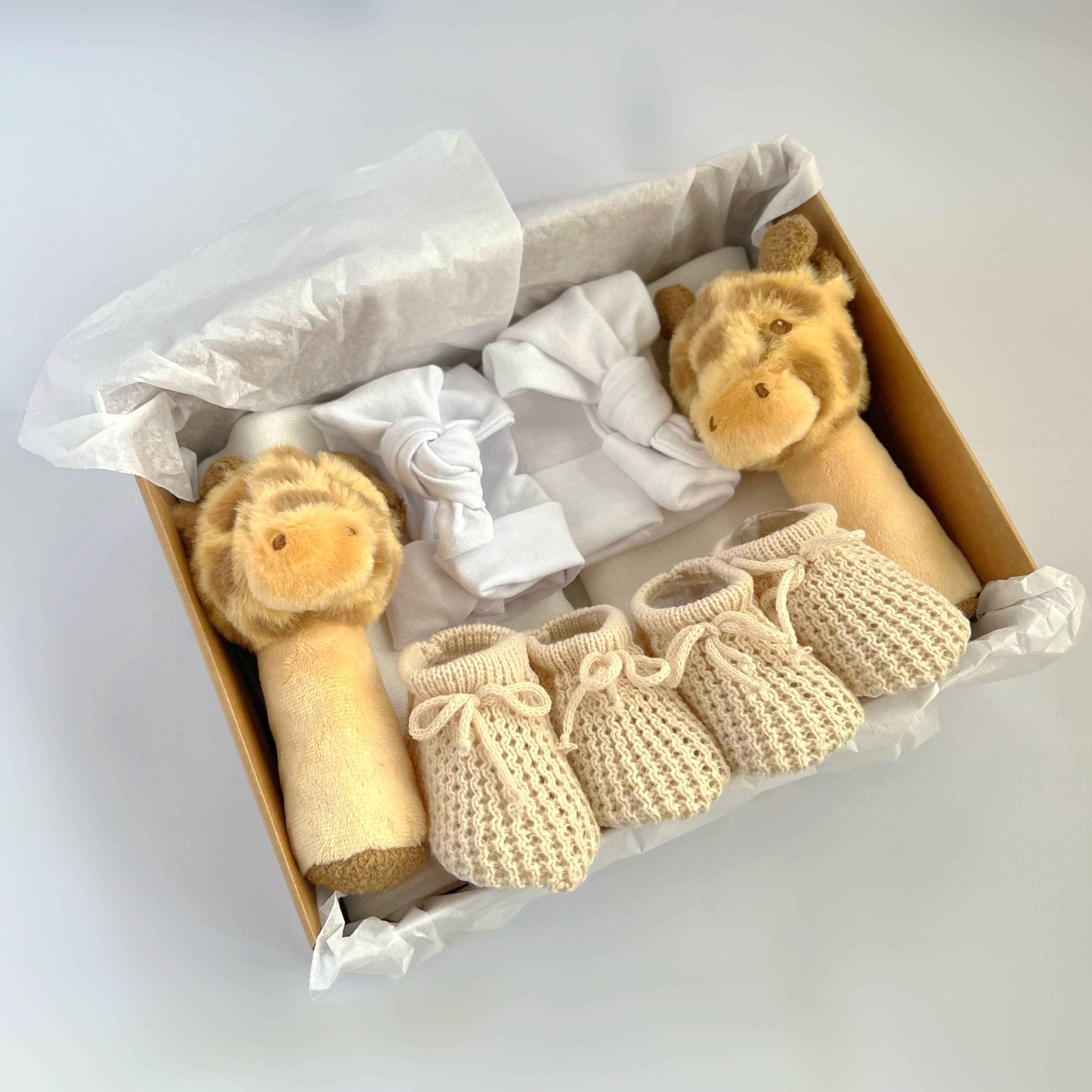 Adorable Twin Baby Gift Giraffe Baby Gift Unisex Baby Twin Etsy UK