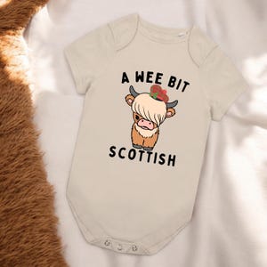 Scottish Baby Grow, Bodysuit, Scottish baby vest, New Baby, Baby Boy gift, Baby Girl Vest,