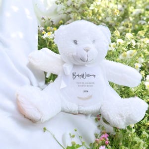 Custom Personalised Baby Loss Soft Toy | Miscarriage Remembrance Plush | Memorial Keepsake Gift | Comforting Bereavement Toy