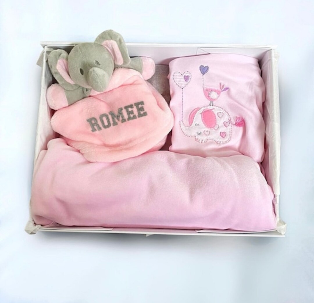 Luxury Baby Gift, Elephant Baby Gift, Baby Gift Hamper, Baby Shower