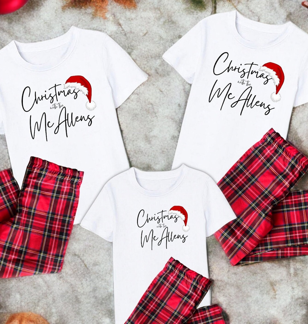Christmas Matching Pyjamaschristmas Day Pyjamas Adult Etsy UK