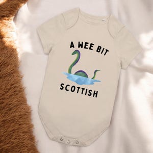 A wee bit Scottish Baby Vest, Bodysuit, Scottish baby vest, New Baby, Baby Boy gift, Baby Girl Vest,