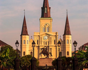 St. Louis Cathedral, Sunrise, The French Quarter