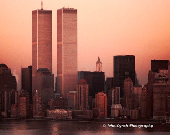 8x10 Photo Of The World Trade Center Twin Towers, Manhattan New York City