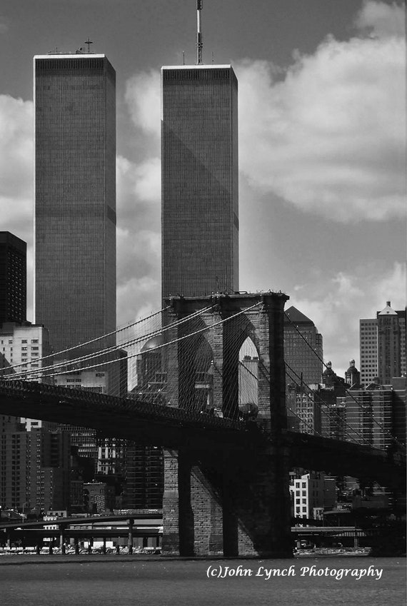 Twin Towers, Brooklyn Bridge, World Trade Center - Etsy