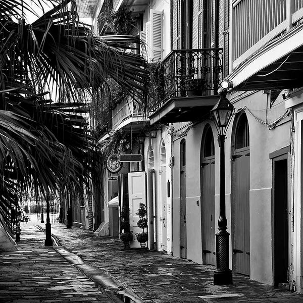 Pirate's Alley, The French Quarter, New Orleans, NOLA, B&W Photography, Color Photography, Wall Decor