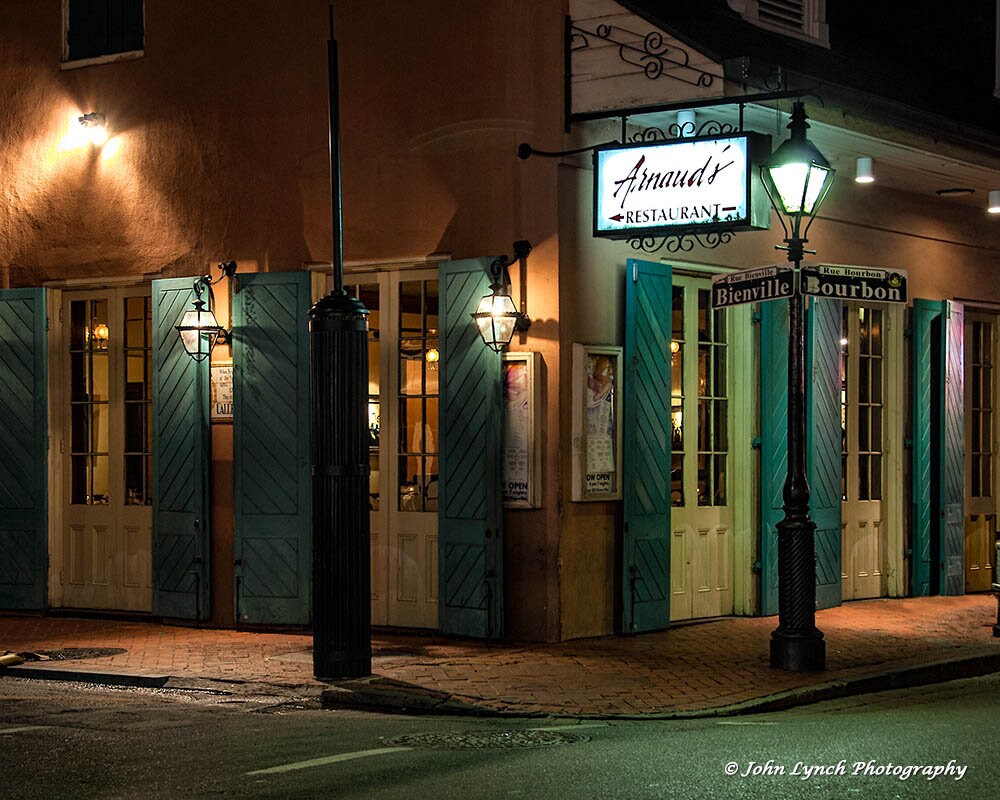 Arnaud's Restaurant New Orleans French Quarter at Night Etsy