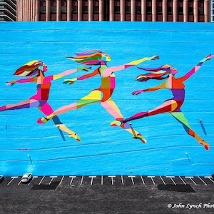 Sky Dance, Houston, C. Finley Mural, Ballet