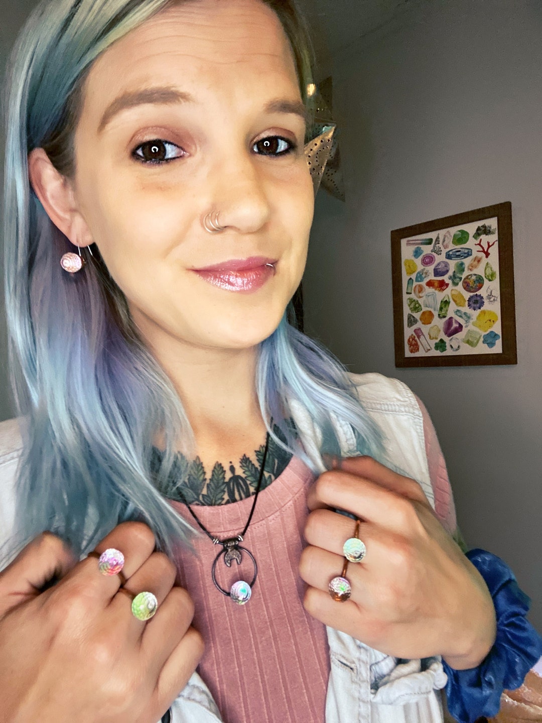 Glass Prism Suncatcher Disco Ball Glitter Sparkle Etsy