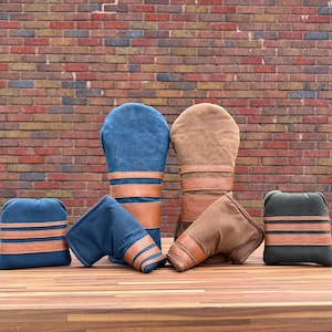 Waxed Canvas Golf Head Cover