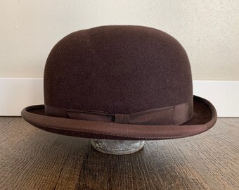 Brown Derby Hat - Etsy