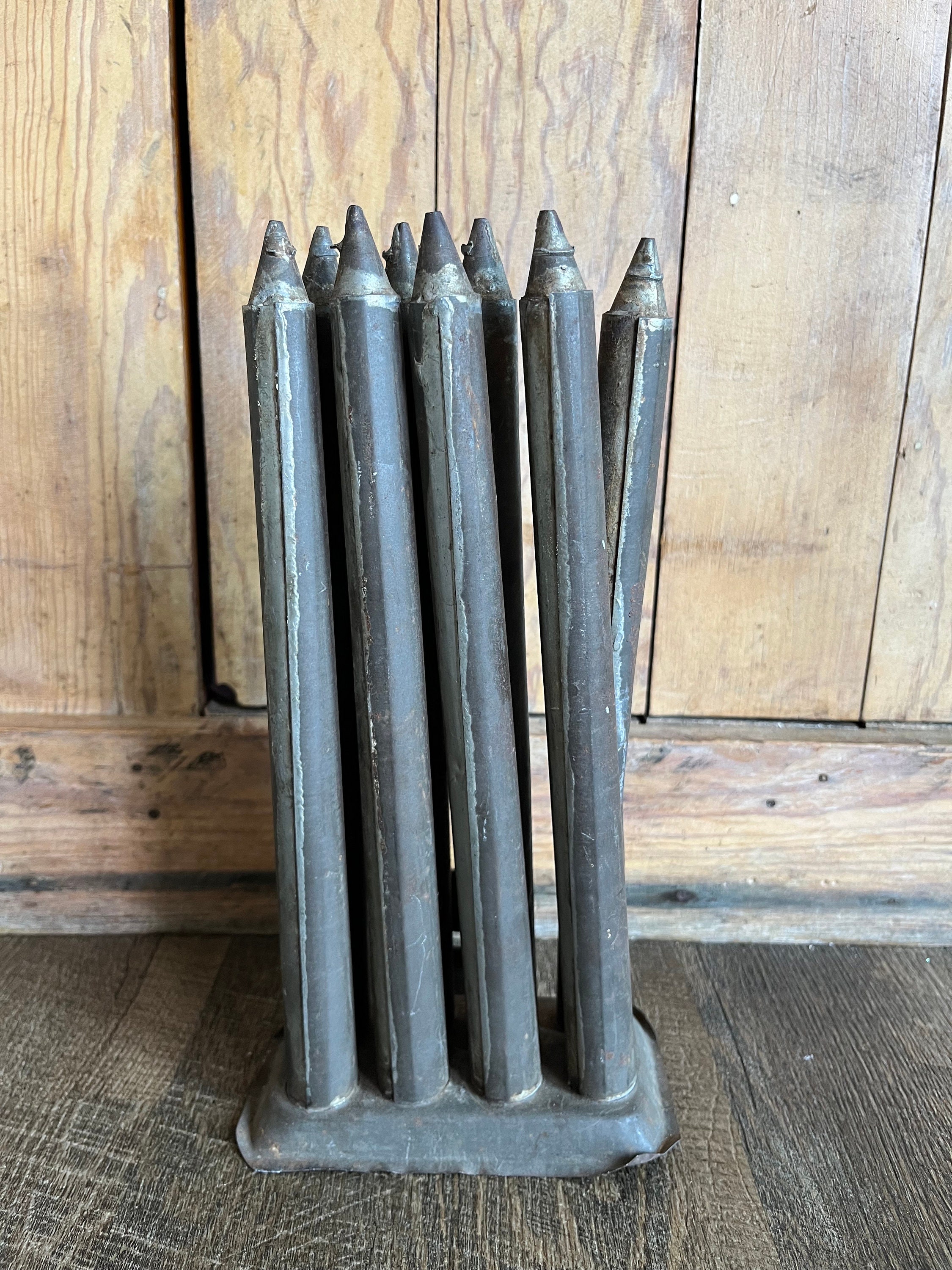 Primitive Antique 18 Taper Candle Mold With Handle