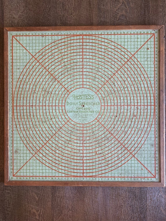 Vintage Hostess Doily Stretcher Chicago Curtain Stretcher Etsy