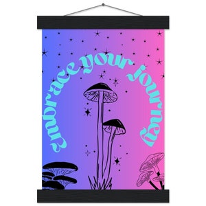 Póster clásico de papel mate con colgador