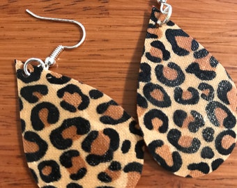 Boucles d’oreilles léopard