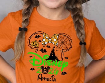 Custom Halloween Disney Family Shirts • Custom Halloween 2026 Shirt • Disneyland Trip Shirts • Matching Halloween Shirts • Spooky Season Tee