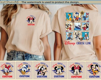 Camiseta personalizada para cruzeiro da Disney, camisetas combinando para férias em família.