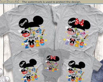 Camisetas personalizadas para viajes familiares a Disney 2026
