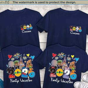 Custom Disney Vacation 2026 Shirt, Disney Family Shirts, Disney Trip 2026 Shirt, Disneyland Shirts, Disney Couple Shirts, Disneyworld Shirt