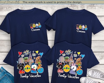 Custom Disney Family Vacation 2026 Shirt