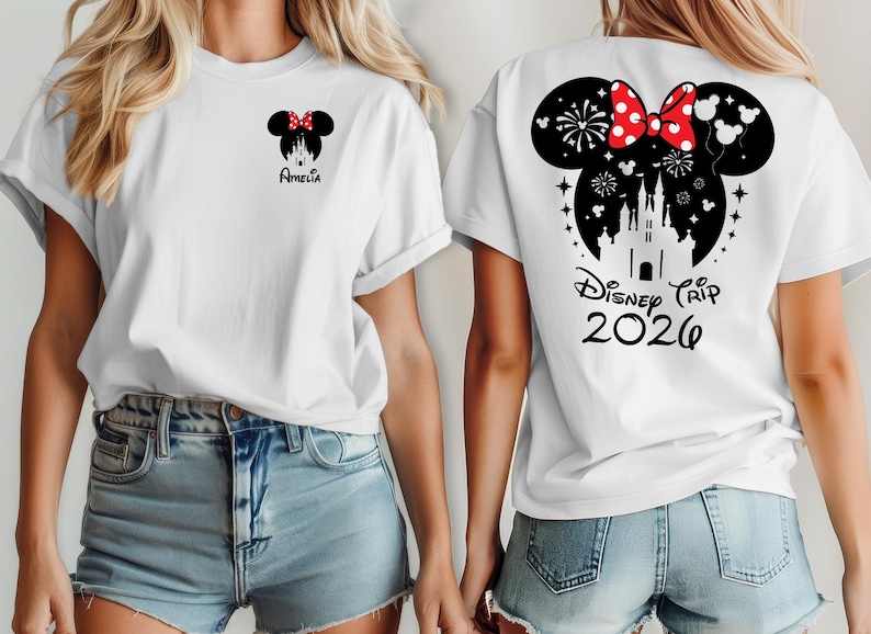 Chemise personnalisée Disney Vacations 2026, chemises familiales Disneyland Paris image 13