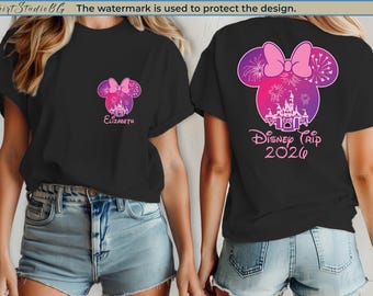 Custom Disney Family Trip Shirt, Disneyland Paris 2026