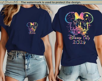 Custom Disney Family Trip Shirts 2026, Matching Disneyland Paris Vacation