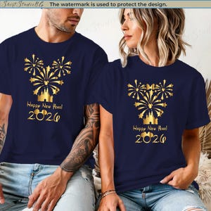 Disney Fireworks New Year 2026 Shirts, New Years Disney Gold Foil Shirts, New Years Shirts, New Year Evening Shirt, New Year Eve Shirts