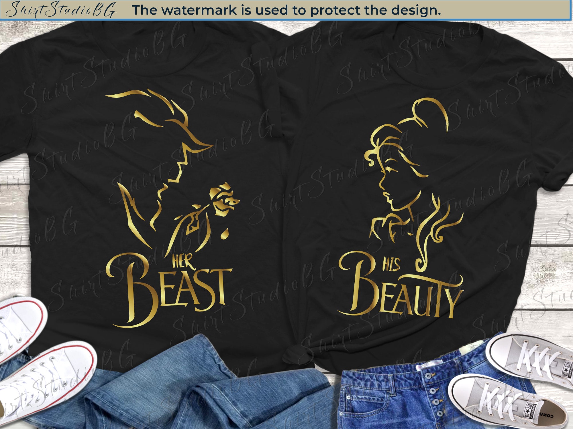 Take A Look About Beauty And Beast T Shirts