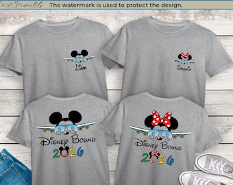 Camisetas personalizadas para el viaje familiar a Disney 2026, Disneyland París