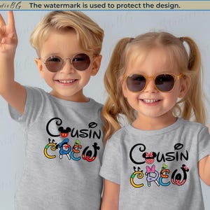 Camiseta de la tripulación de primos de Disney, camiseta de primos de Disney, camisetas familiares de Disney, camiseta de la tripulación de primos, camisetas del escuadrón de primos, camisetas de Disneyworld, camisetas de Disney