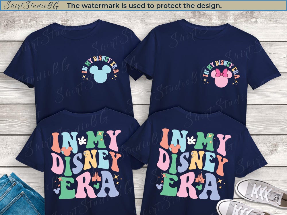 Magic Kingdom Shirts In My Disney Era Shirts, Comfort Colors Shirt, Disney Family Shirts, Disney Couple Shirts, Disneyworld Shirts, Disneyland Shirts Print On Demand