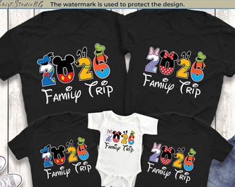 Disney Family Trip 2026 Matching Shirts