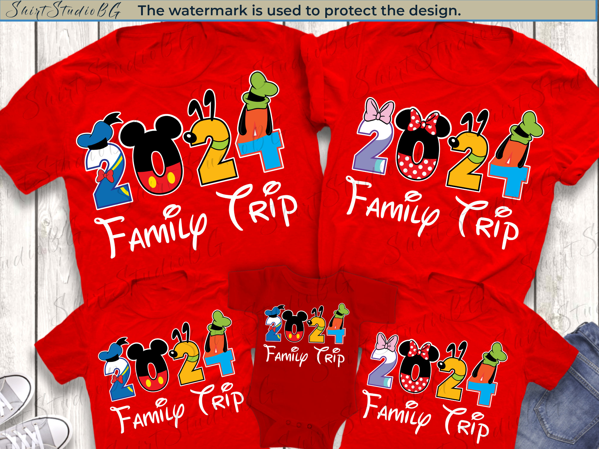 Disney Vacation Family Trip 2024 Shirts, Disney Family Shirts