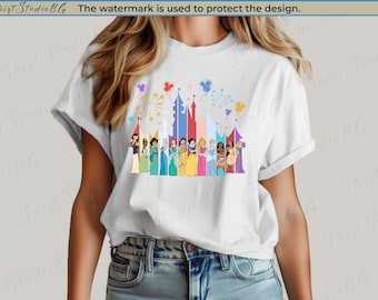 Disney Princess Shirt, Disney Girls Trip Shirt, Disney Besties Shirt, Elsa And Anna Rapunzel Jasmine Aurora Shirt Cinderella And Ariel Shirt