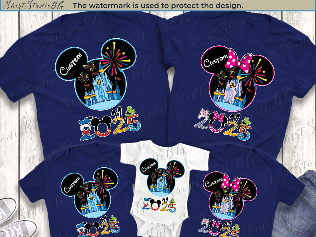 Personalized Disneyland 2025 Shirts, Disney Family Shirts, Mickey and