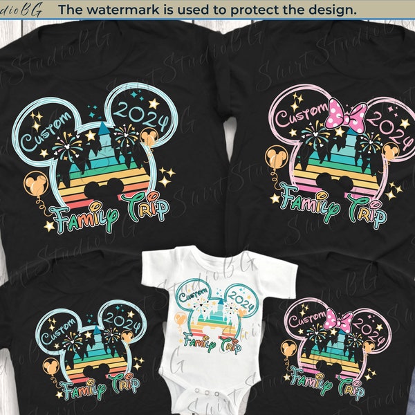 Custom Disneyland Family Trip 2024 Shirts, Disney Family Shirts, Disneyland Shirts, Disney Couple Shirts, Disneyworld Shirts, Disney Shirts