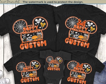 Custom Disney Halloween Shirts For Your Mickey's Not So Scary Halloween Party!