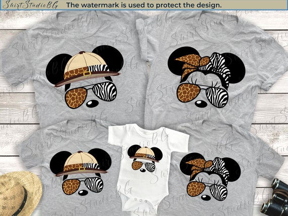 Mickey and Minnie Safari Shirt, Animal Kingdom Shirts  display picture 2