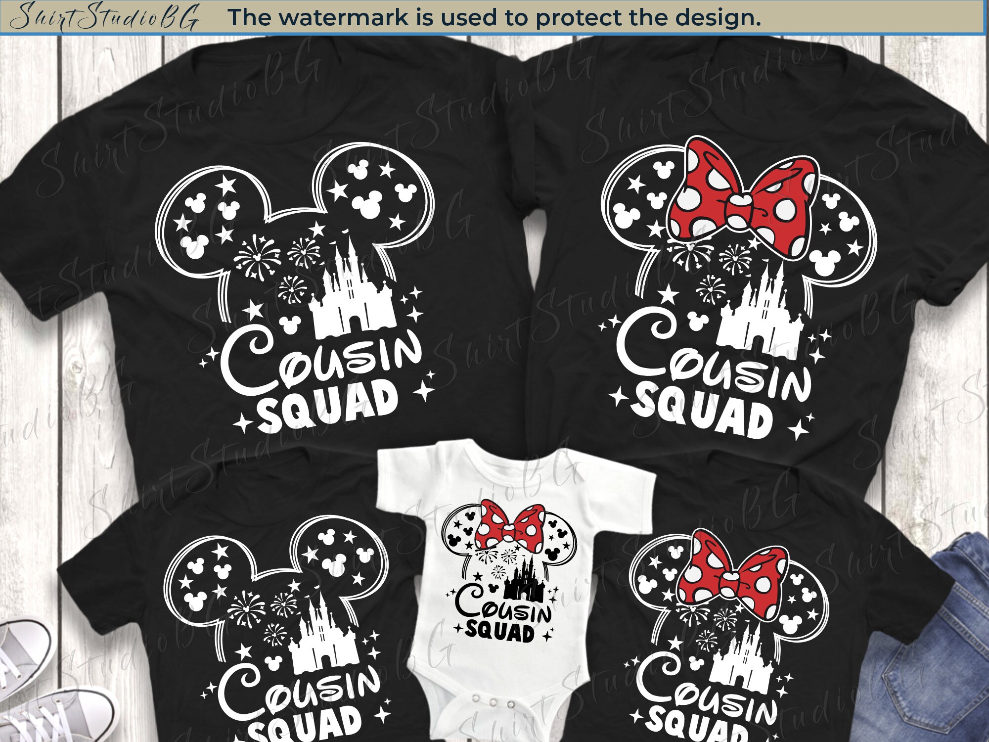 Disneyland Cousin Squad Shirts, Cousin Shirts, Disney Family Shirts, Cousin Crew Shirts, Cousin Squad Shirts, Disneyworld Shirts