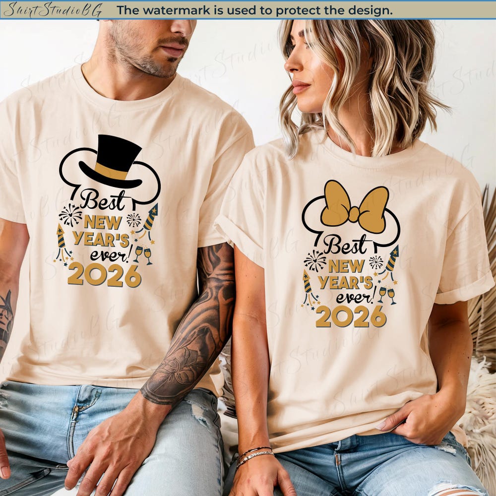 Best New Year Ever 2026 Shirts, New Years Disney Family Shirts, Disney Couple Shirts, New Years Shirts, New Year Evening Shirt, New Year Eve Teesummer