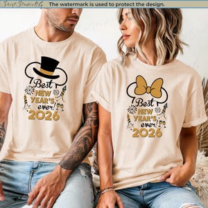 Best New Year Ever 2026 Shirts, New Years Disney Family Shirts, Disney Couple Shirts, New Years Shirts, New Year Evening Shirt, New Year Eve