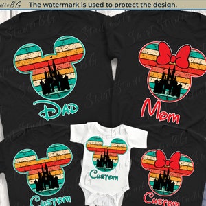 Personalizowane koszulki Disney Retro, koszulki Disney Family, koszulki Myszki Miki i Minnie, koszulki Disney Couple, koszulki Disneyworld, koszulki Disney
